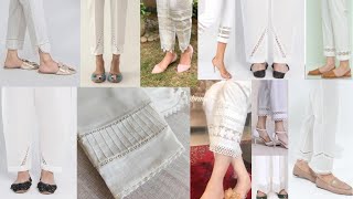 New and latest white capri design for girls 2022-new trouser design 2022