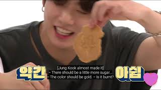 (방탄소년단)BTS Make Korean Honeycomb Toffees