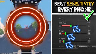 New🔥Best Sensitivity Settings for PUBG | BGMI ✅ with code & tutorial 💥