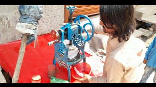 Amazing Skills of Making ICE GOLA Very Fastest