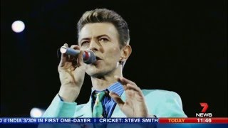 David Bowie Australian News Excerpts 10 - 11 /1/16 RIP 10