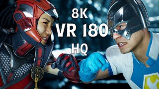 MQVR-7A Sektor vs Peacemaker | 3D VR180 Mortal Kombat Battle | VR Fight Scene in Virtual Reality