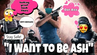 Rainbow Six Siege Dicking Around! - Awkardness and a Female