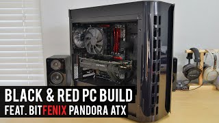 BLACK & RED PC BUILD feat. BitFenix Pandora ATX - March 2016