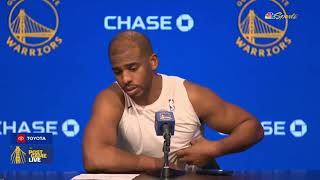 Chris Paul Postgame Interview | Golden State Warriors beat Orlando Magic 121-115