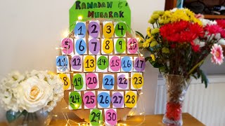 Ramadan Calendar by my kids/ Sundas Swiss Bakery #ramadancalender #kidsart