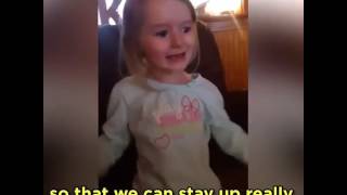 Little Girl Flips Out Before Watching "Beauty and The Beast"