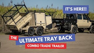 The Ultimate Tray Back Trailer - Builders & Tipper Combo!