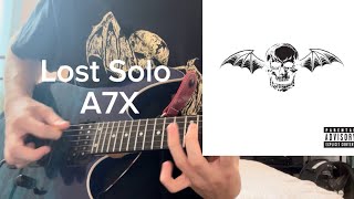 Avenged Sevenfold Lost Solo (Guitar Lesson)