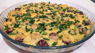 Простейшая картофельная запеканка с сосисками на все случаи жизни / Potato Casserole with Sausages