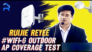 Reyee Wi-Fi6 Outdoor AP က အကွာအဝေးဘယ်လောက်အထိ ရလဲ