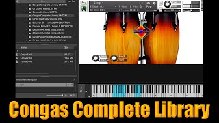 CONGAS COMPLETE Library😱Las mejores percusiones😱Samples para Kontakt 6 & Kontakt 7🎼🎹By LMTYM🔥💯