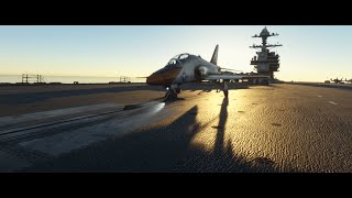 T-45c GOSHAWK TRAINING CARRIER LANDINGS / INDIAFOXTECHO CARRIER