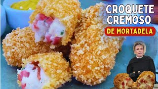 😋 Croquete Cremoso de Mortadela - Ana Maria Braga #maisvocê - Receita de HOJE! 🍴