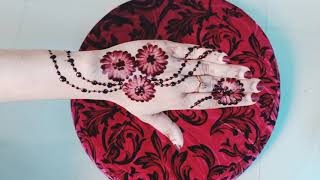 Dots mehndi design trick with earbud and coins/Eid special/ simple &stylish mehndi design