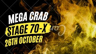 Halloween Crab Stage 70 - x | October 26th | Boom Beach Mega Crab