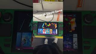 Clean UI SteamDeck GameMode