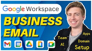 COMPLETE Google Workspace Business Email Tutorial (Business Gmail Setup) 2024