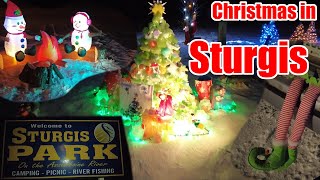 Sturgis Christmas Lights 2021 - Travels with Bill