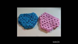 #croche  Miniatura Calcinha de Crochê para Boneca