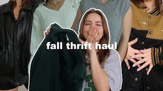 fall 2021 thrift try on haul