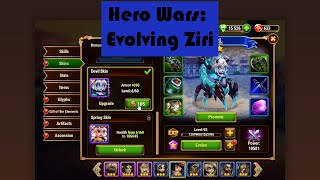 [Hero Wars] Evolving Ziri 😂🤣😁