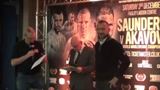 Tyson Fury Comes To Support Billy Joe Saunders