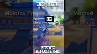 PUBG MOBILE proper molotov through tips and tricks #shorts #pubgmobile