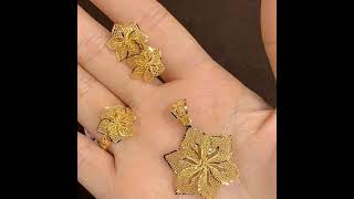 new trending gold jewellery set design / gold jewellery designs / 1 tola gold set design 2024