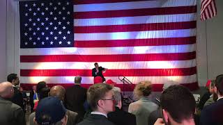 George Lang speaking in West Chester in favor of President Trump January 30, 2020