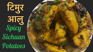 Piro Aalu | Timur Aalu | Famous timur Aalu | Spicy Potatoes | Spicy Sichuan Potatoes | Piro Aloo