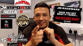 JM RACEWARS EVENT 4 **ANNOUNCEMENT** with Jurgen Vallons