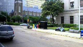 Touring downtown Jackson, Ms with the Freedom Riders