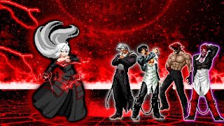 Destrud Nero VS. Rugal & Orochi Iori Team | MUGEN