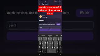 create a successful business plan tapswap code