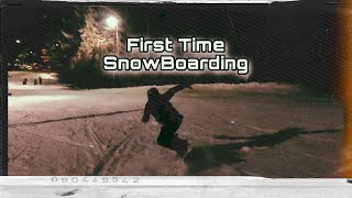 First Time SnowBoarding !  ( Fell Like 10+ Times )