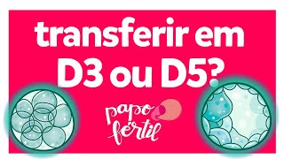 Transferir em D3 ou em D5? | Dra Letícia | Papo Fértil