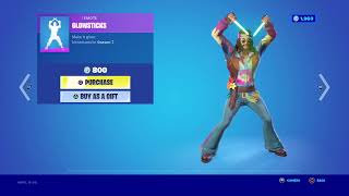 Buying the Glowsticks Emote in Fortnite