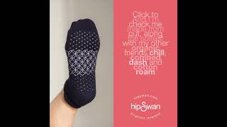 Flow - Gripper Socks by hipSwan. Elevate your Pilates reformer, barre, tai chi and more.