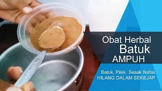 Membuat Minuman Tradisional Meredakan Batuk Pilek dan Sesak Nafas