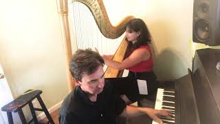 Harp Cover -  KNIVES OUT by Radiohead arranged by Jon Dryden  @jondryden68