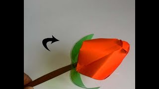 Paper Craft | How To Make A Beautiful Flower #Shorts #shortvideo #Youtubeshort