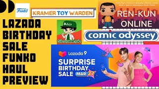 Lazada Birthday Sale Funko Pop Haul