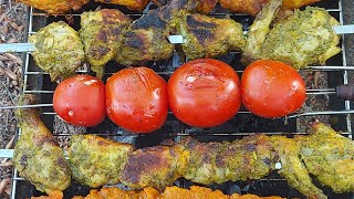 Green Chicken tikka(ہریالی تکہ)