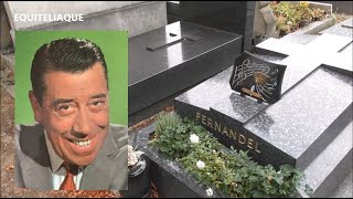 Tombe de FERNANDEL au cimetière de Passy à Paris