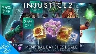 OPENING MEMORIAL DAY HERO AND PREMIUM HERO CHEST || INJUSTICE 2 MOBILE