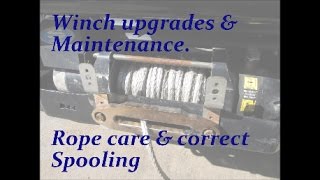 Synthetic Rope Care & Respooling