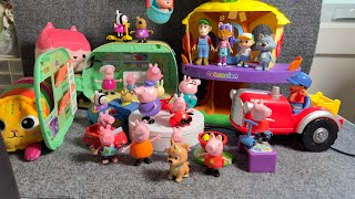 Peppa Pig caravan & cocomelon treehouse party #asmr #satisfying #live #livestream