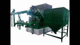 rubber powder production line, waste tyre recycling line, rubber floor tile making line