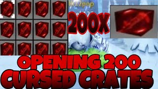 Opening 200 Cursed Crates In Ultimate Tower Defense